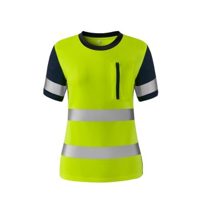 China 2022 Water Proof Good Quality Fashion Safety Hot Selling Short Sleeved T-shirt for sale