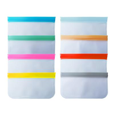 China Recyclable HF Freezer Bags Vacuum Food Storage Bag Preservation Zipper Peva Food Bag for sale