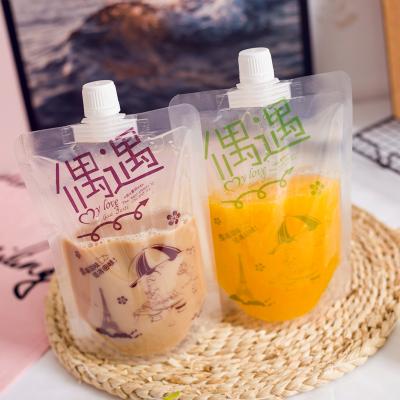 China Customized Moisture Proof Printed High Quality Plastic Popsicle Packaging Stands Up Spout Pouch for sale