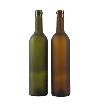 China Beverage Green 750ml Wine Glass Bottle Juice Glass Bottle Glass Bottle With Wooden Lid for sale