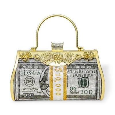 China JANHE Luxury Fashion Bling Purse Billeteras Para mujer Luxury Handbags Same Wedding Handbags Ladies Women for sale