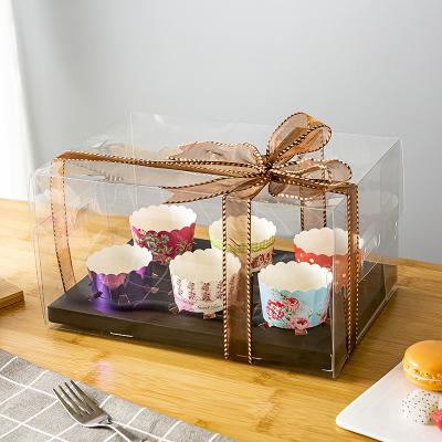 China Various Factory Disposable Manufacturing Cupcake Boxes Industrial Designs Cake Mat Rectangle Cake Lace Mat for sale