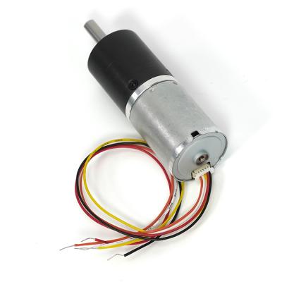 China 24mm Customized Totally Enclosed 12v 24v 280rpm With Long Life Planetary High Torque Gearbox Low Speed ​​Motor for sale