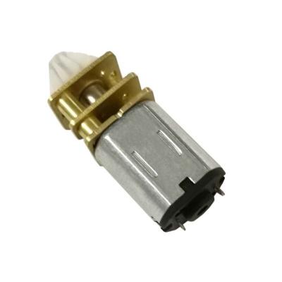 China Totally Enclosed Flat Gearbox 6v Dc Motor With Brass Gear 6v Dc Motor for sale