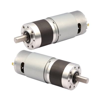 China Totally Enclosed 36mm DC 555 Permanent Magnet Motor High Torque 24v Geared Motor for sale