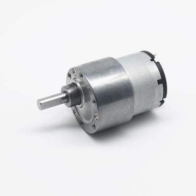 China Totally Enclosed Low Torque 37mm Gearbox 12V High Speed ​​Motor for sale