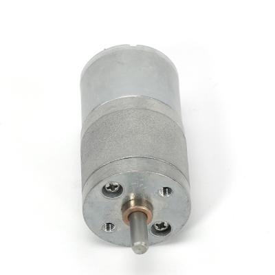 China Hot sale cheap totally enclosed dc motor 12v 6v 1200rpm 1600rpm dc gear motor for sale