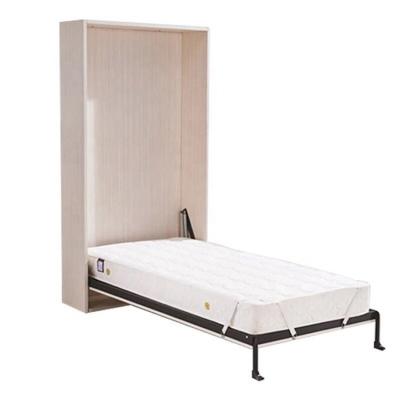 China Space Saving Hardware Kit Hidden Foldable Murphy Wall Bed White Vertical Folding Mechanism for sale