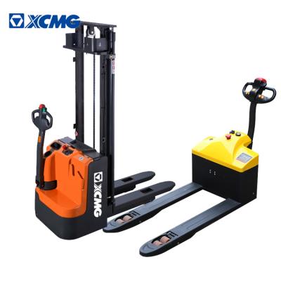 China XCMG Hotels Top 5 Brand 1000KG 2 Ton Self Loading Aluminum Hydraulic Hand Stacker Electric Forklift For Sale In Dubai for sale