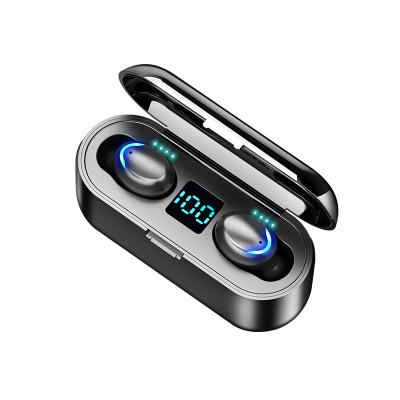 China Bluetooth 5.0 Bluetooth 5.0 Earphone Boat Power Bank 2000mAh IPX5 Battery Earphone Waterproof Stereo Headset Battery Display Earbuds for sale