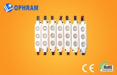 China high brightness 12V 0.72w RGB injection SMD LED Module CE / RoHS certifications for sale