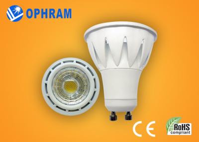 China Cree COB 220V / 230V 6W GU10 Warm White Led Spot Light For Subway for sale