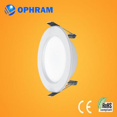 China Ultra-thin 5inch 9W 75lm/W CRI75 Led Indoor Downlight Fixtures CE RoHS Approved for sale