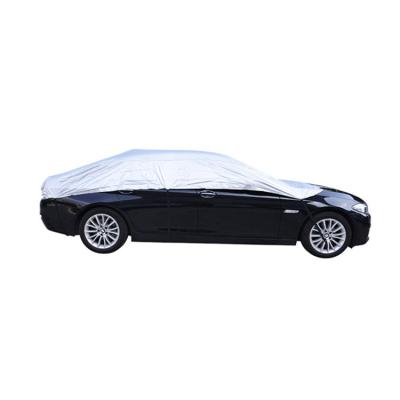 China Wholesale 190T 170T Polyester Car Cover Sun Proof Normal Dust Proof Half Car Roof Top Cowl Hood for sale