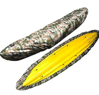 China 210D /300D Anti-wind Camouflage Kayak Canoe Boat Waterproof Dust Proof Storage Boat UV Resistant Cover for sale