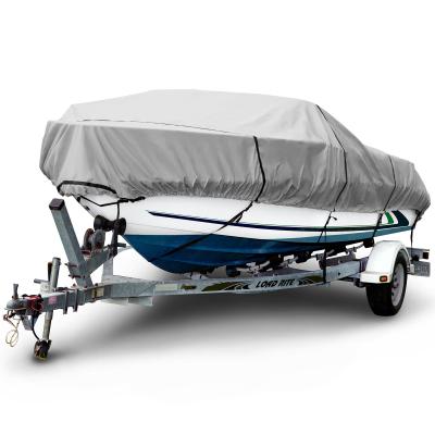 China Business Factory Direct Sales 600D Oxford Resistance UV Canvas Universal Boat Cover for sale