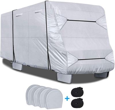 China Class C Cover 150D Oxford Cloth Durable Warterproof Camper RV Windproof Waterproof Cover for sale