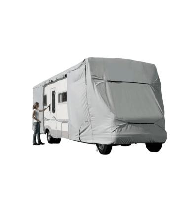 China RV Business Cover Travel Trailer Extra Thick 4-Ply Top Panel (Grey (A), Fits 16' - 18' Trailers) for sale