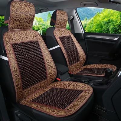 China Air Convection Wood Bead Summer Car Cushion Cooling Universal Fit for sale