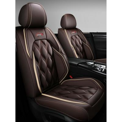 China Comefortable Universal Faux Leather Car Seat Covers The 5 Full Set The Car Seat Cover PU Leather Smart Cover Car for sale