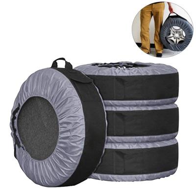 China Universal Business Tire Bag With Handle Tire Cover Car Tire Storage Bag for sale