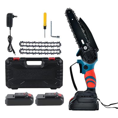 China Other Hot Selling 6 Inch Safe Brushless Lithium Charging Cordless Mini Chainsaw For Wood Cutting for sale