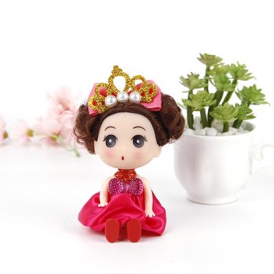 China Eco-Friendly 4.5 Inch 3.1 Inch Children's Toy Baby - Accessory Pendant Head Chain Wedding Doll Toy Small for sale