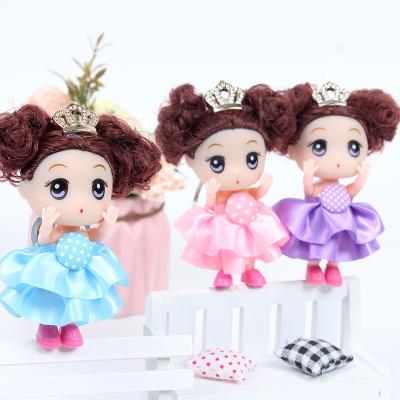 China 9cm Princess Doll House DIY Children's Party Gift Vinyl Eco-Friendly Doll for sale