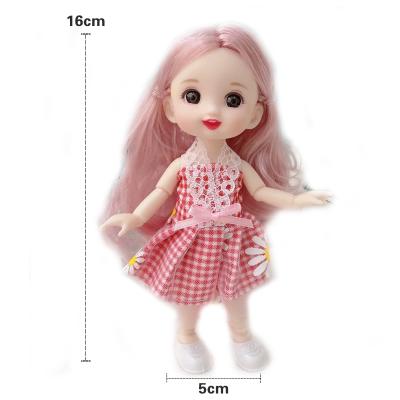 China Eco-friendly Wholesale Exquisite 17cm Fashion Princess Doll Kids Gift for sale