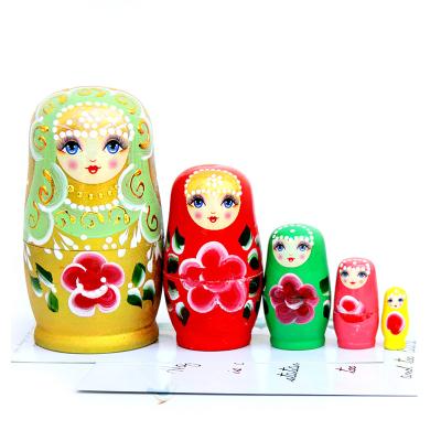 China Eco - Friendly Baby Stack Makers Stack DIY Custom Craft Japanese Wooden Nesting Dolls for sale