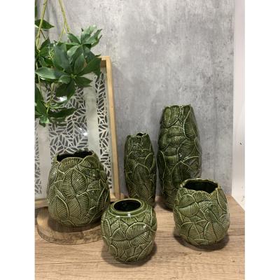 China Minimalist Nordic Ceramic Vase Vase Vintage Tabletop Layout for Home Decor for sale