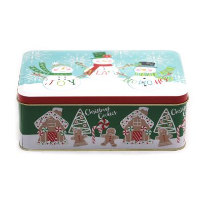 China Gift & Newest High Quality Craft For Home Wholesale Tin Box Tin Box Tubes Small Snowman Place Decoration And Christmas Decoration for sale