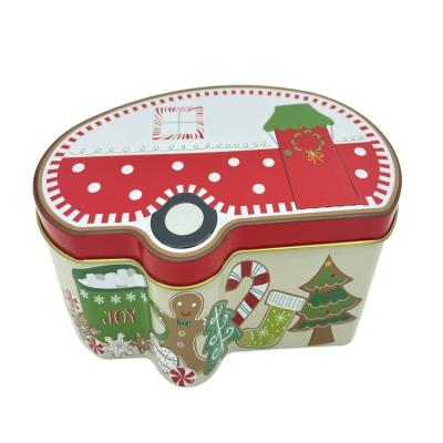 China Gift & High Quality Home Decoration Craft And Christmas Decoration Christmas Packing Tin Box Custom Printing for sale