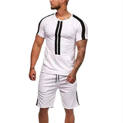 China Good prices tiktok tank top breathable outdoor clothing shorts casual sportswear set for men for sale