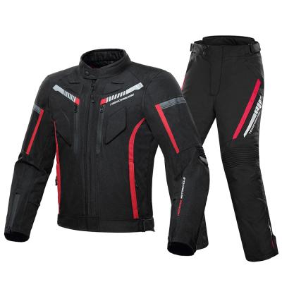 China OEM/ODM Mens Motorcycle Auto Racing Wear Suit Breathable Riders Riding Jackets And Pants Sets Motocross Tank Top for sale