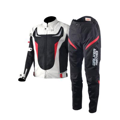 China OEM/ODM Men's Motorcycle Breathable Wear Auto Racing Motocross Tank Top And Pants Riding Sets Jackets With Warm And Waterproof Lining for sale