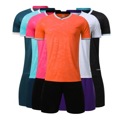 China 2021 Hot Summer New Arrival OEM Factory Sale Soccer Jersey Sets Men's Shorts Set Breathable Soccer Wear Sets For Men for sale