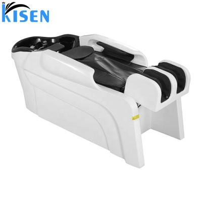 China Five Strength Levels For Your Choice Electric Kisen Massage Shampoo Bed Hair Salon Swirl Unit Salon Sink Shampoo Chairs for sale