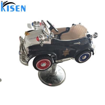 China Kisen Traditional Salon Furniture Barber Chair Kid Haircut Chair Car Chair For Children Use for sale