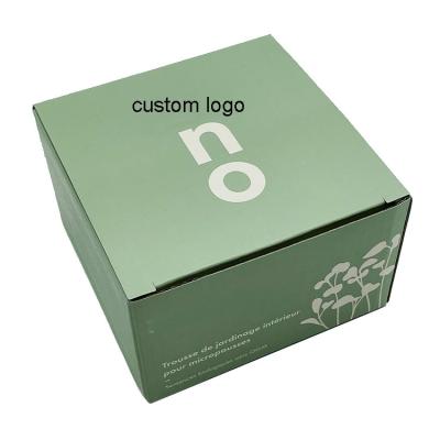 China High Quality Recycled Materials Factory Custom Logo Cosmetic Folding Box for sale