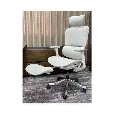 China (Size) Office Chair Quality Guaranteed Popular Ergonomic Design Adjustable White Office Desk Chair With Lumber Support for sale