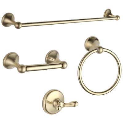 China Customized 4 Pieces Set Wall Mounted Adjustable And Expandable Classic Look Bathroom Hardware Accessories for sale