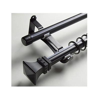 China Modern Minimalist Adjustable Roman Style Curtain Rod in Morden Luxury Elegant Aluminum Alloy Double Window for sale