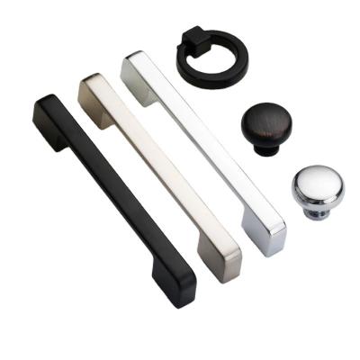 China Modern Design Modern Design Hardware Accessories Sideboard Door Handles Stainless Steel Drawer Pulls for sale