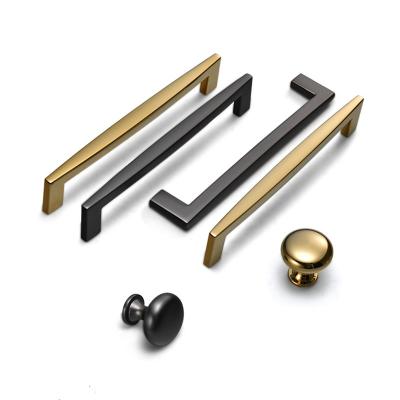 China Modern Bedroom Kitchen Hardware Sideboard Pull Handle Stainless Steel Door Cabinet Drawer Pull Handle for sale