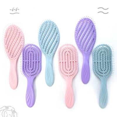 China Hair Styling Candy Color Plastic Hair Comb Hair Beauty Brush 24*8cm for sale