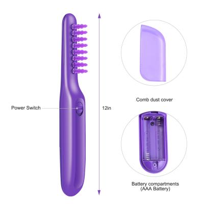 China Hassle Free Hair Care Brush With Electric Detangling Brush And Horn Handle for sale