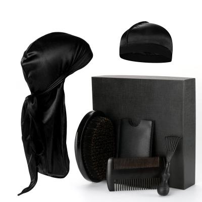 China Beard Care Set Holz-Bart-Bürste Kamm Fünf-Stücke-Bart-Pflege-Kit für Männer zu verkaufen