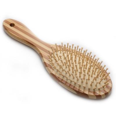 China Natural Bamboo Wide Tooth Hair Brush For Massage And Hair Care for sale