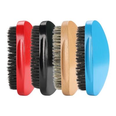 China Abeis Versatile Curved 360 Wave Brush Soft Medium Hard Wave Brush Customized for sale